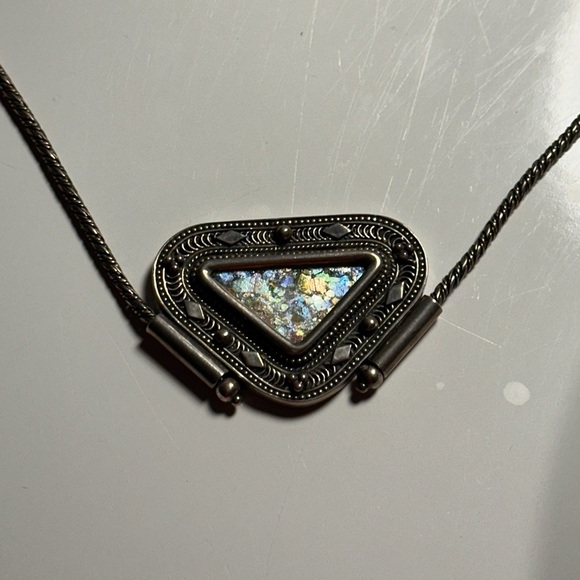 Ancient Roman / Israel necklace 925 Certified with paperwork 2000 years old! - Picture 2 of 8